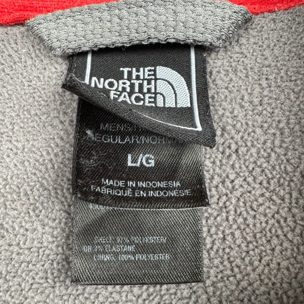 The‎ North Face Mens Gray Fleece Jacket TKA 100 Full Zip Size Large